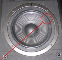 Foam surround for JBL LX22 woofer