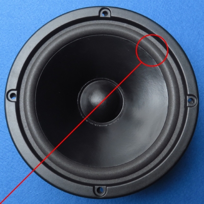 Foam surround for JBL TLX45 woofer