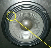 Rubber surround for JBL A608 / A-608 woofer