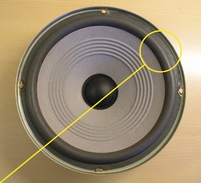 Foam ring for Philips FB563 'Digital World Series' woofer
