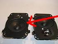 Rubber rand voor JBL T464 midlaag