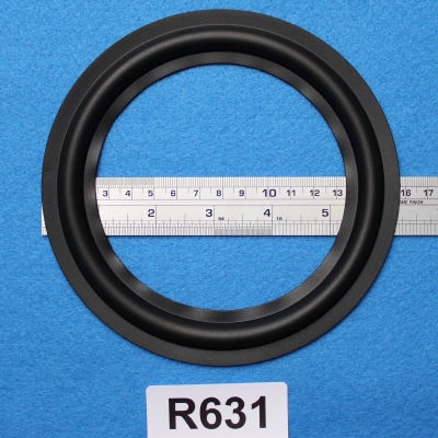 Rubber surround, measures 6,3 inch, for a 12 cm cone
