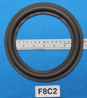 Foam surround for a speaker with a cone size of 15,15 cm