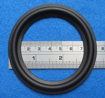 Rubber surround, 3,3 inch, for a unit with a cone size of 6,6 cm