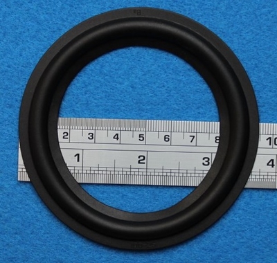 Rubber surround, 4 inch, for a unit with a cone size of 7,2 cm