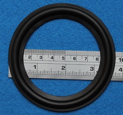 Rubber surround, 4 inch, for a unit with a cone size of 7,6 cm
