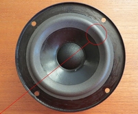 Foam surround for JBL  A0904A midrange