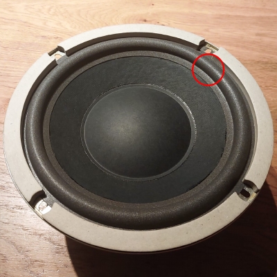 Foamrand voor Sony 1-504-515-12 woofer (8 inch)