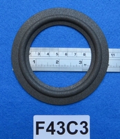 Foam surround for a speaker with a cone size of 7,5 cm
