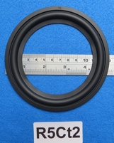 Rubber surround, 5 inch, for a unit with a cone size of 9,9 Cm