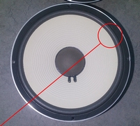 Schaumstoff Sicke für JBL 128H Tieftöner