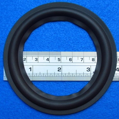 Rubber surround, 4 inch, for a unit with a cone size of 7,3 cm