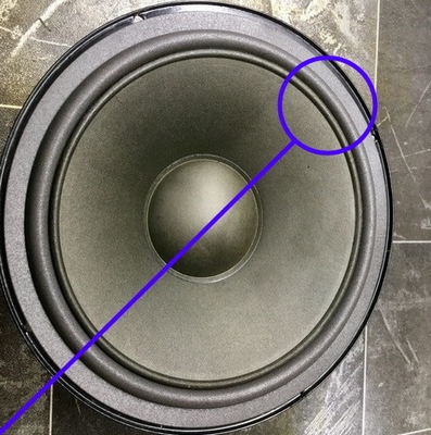 Foamrand voor Sound Projects (by Master Blaster) woofer