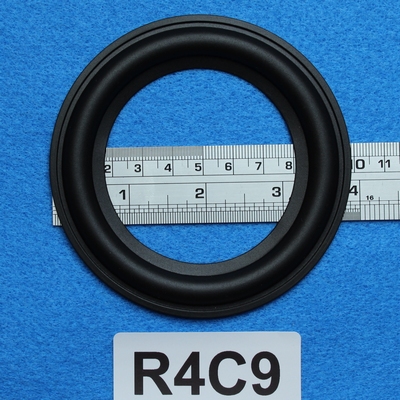 Rubber surround, 4 inch, for a unit with a cone size of 7,2 cm
