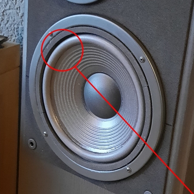 Schaumstoff Sicke für JBL LX60 Tieftöner