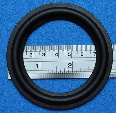 Rubber surround, 3,3 inch, for a unit with a cone size of 6,2 cm