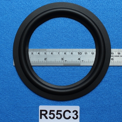 Rubber surround, 5,5 inch, for a unit with a conesize of 11,15 cm