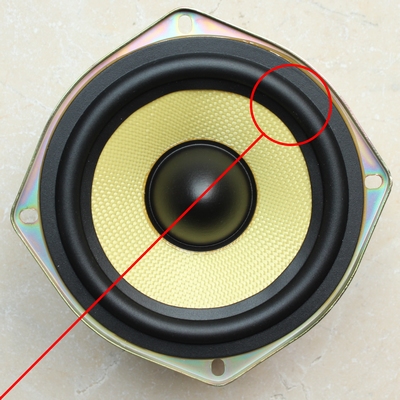 Rubber rand voor B&W CC6 S2 (ZZ11681) woofer (5 inch)