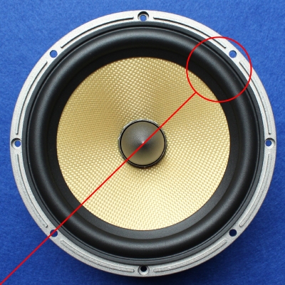 Rubber rand voor B&W Signature 805 (ZZ13579) woofer