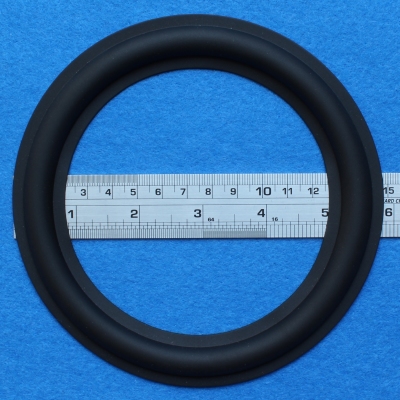 Rubber surround, measures 6 inch, for a 11,6 cm cone