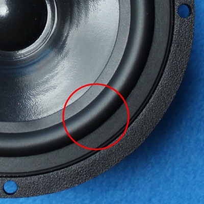Rubber surround for Vifa M13SG-08-09 midrange