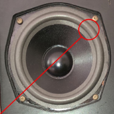 Foam surround for Elipson TB-03 woofer