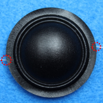 Silk diaphragm, 1 inch, 6.2 Ohm