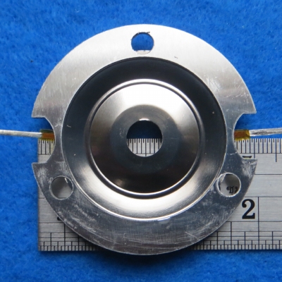 Aluminum diaphragm, flat, 1 inch, 4 Ohm