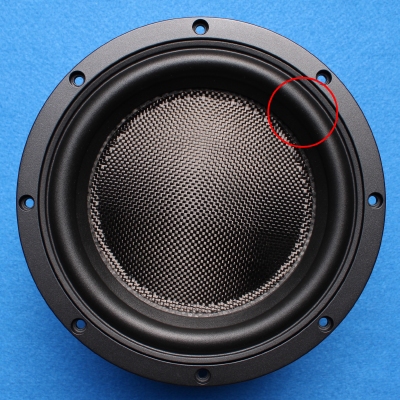 Rubber rand voor B&W HTM3S (LF00256) woofer