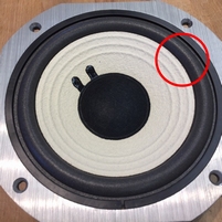 Foam surround for JBL 115H1 woofer