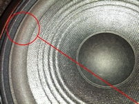 Schaumstoff Sicke für JBL LX400 Tieftöner