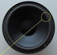 Foam ring (8 inch) for Philips FB696 woofer