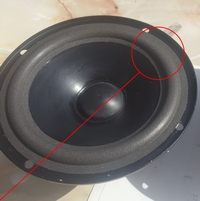 Foamrand (6 inch) voor Infinity Reference MKII woofer