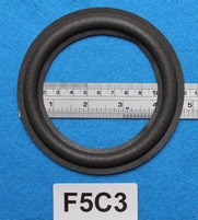Foamrand van 4,75 inch, voor een conusmaat van 9,2 cm