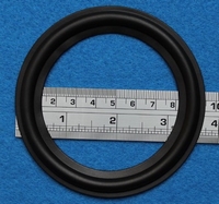 Rubber surround, 4 inch, for a unit with a cone size of 7,6 cm