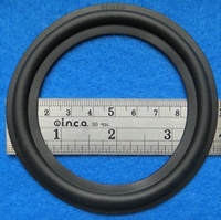 Rubber surround, 4 inch, for a unit with a cone size of 7,7 cm