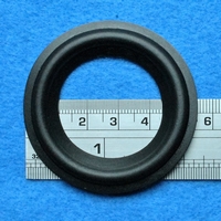 Rubber surround, 2 inch, for a unit with a cone size of 3,9 cm
