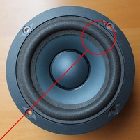 Foam surround for JBL LX2004 midrange