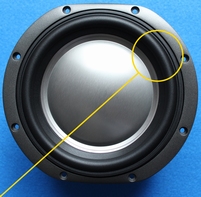 Rubber rand voor B&W ZZ12920 woofer