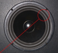 Foamrand voor Snell J IV woofer (8 inch)
