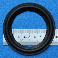 Rubber surround, 4 inch, for a unit with a cone size of 7,5 cm