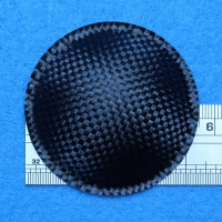 Dust cap, paper, 55 mm, kevlar look