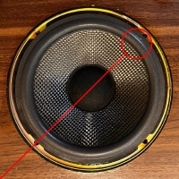 Foam surround for Altec Lansing A1118 (02A92) woofer