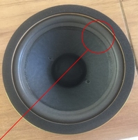 Foamrand voor Bang en Olufsen Beovox RL140 woofer