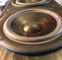 Schaumstoff Sicke für Infinity Reference 81MK2 Tieftöner