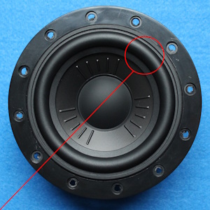 Gummisicke f&uuml;r Wharfedale Diamond 12 Tieft&ouml;ner