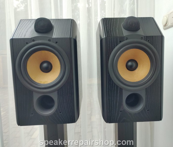 B&W CDM1 woofers with new rubber surround fitted