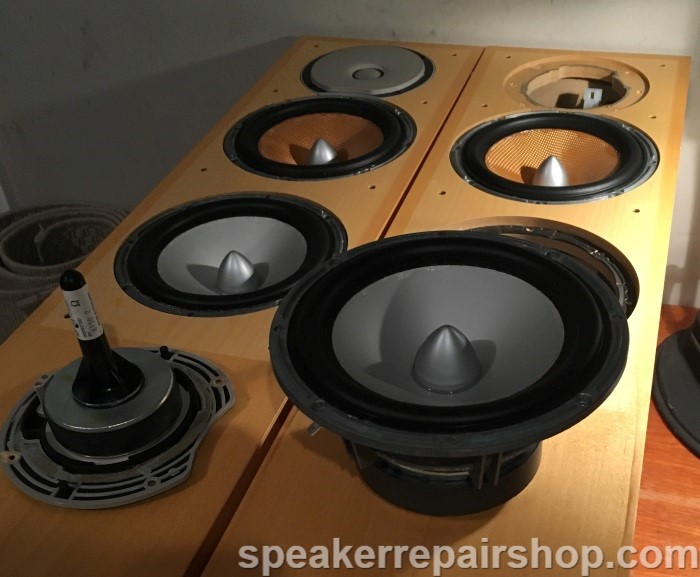 B&W CM4 loudspeaker surrounds repair