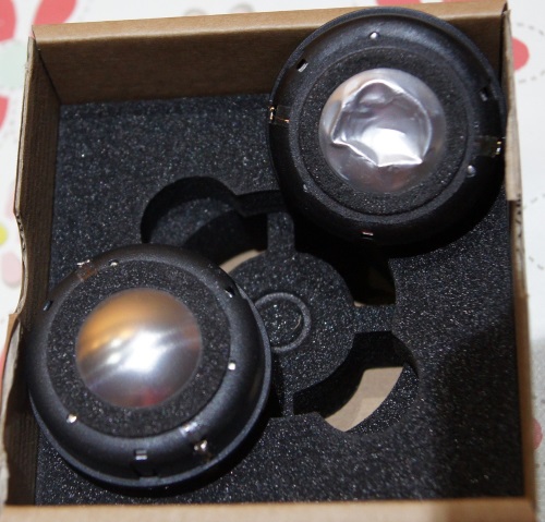 B&W ZC12092 tweeter replacement: defective tweeter and original replacement part