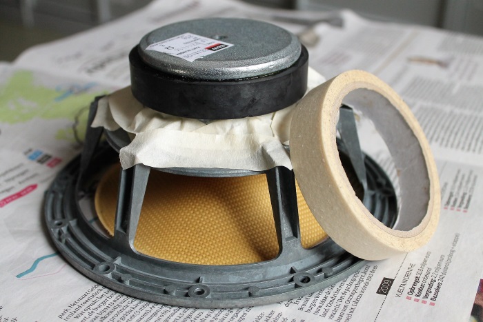 B&W ZZ11436 repair: cover up the coil and gap